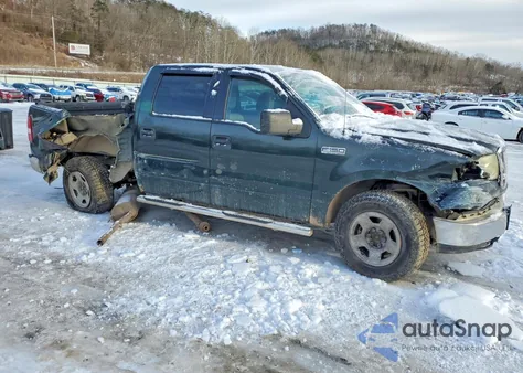 2005 Ford F150 Supercrew z USA, uszkodzony, nr VIN 1FTPW14555FB75681